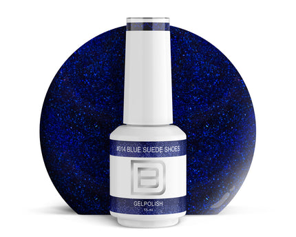 By Djess Gel Polish | #014 Niebieskie Buty Zamszowe - 15 ml