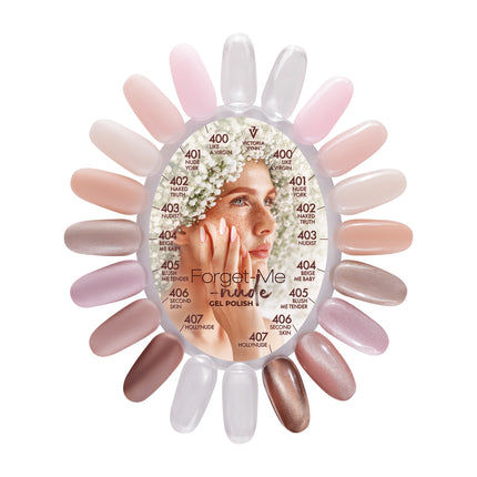 Victoria Vynn Colorwheel | Forget Me Nude #400 - #407