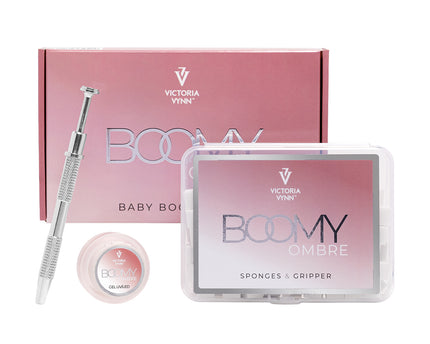 Victoria Vynn Boomy Ombre set | Snow White Gel + 96 sponsjes + 1 x gripper
