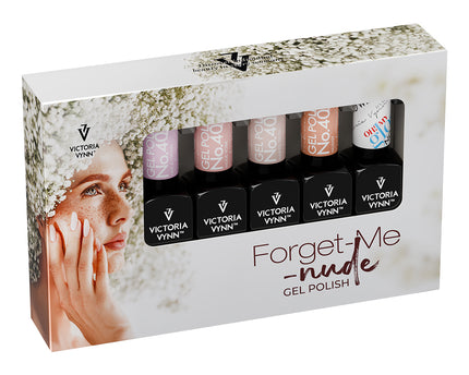 Victoria Vynn Salon Gellak | 5-pack | Forget-Me-Nude #400 - #403 + Top Oh! My Gloss 8ml