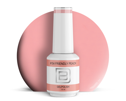 By Djess Gel Polish | #154 Friendly Peach - 15 ml