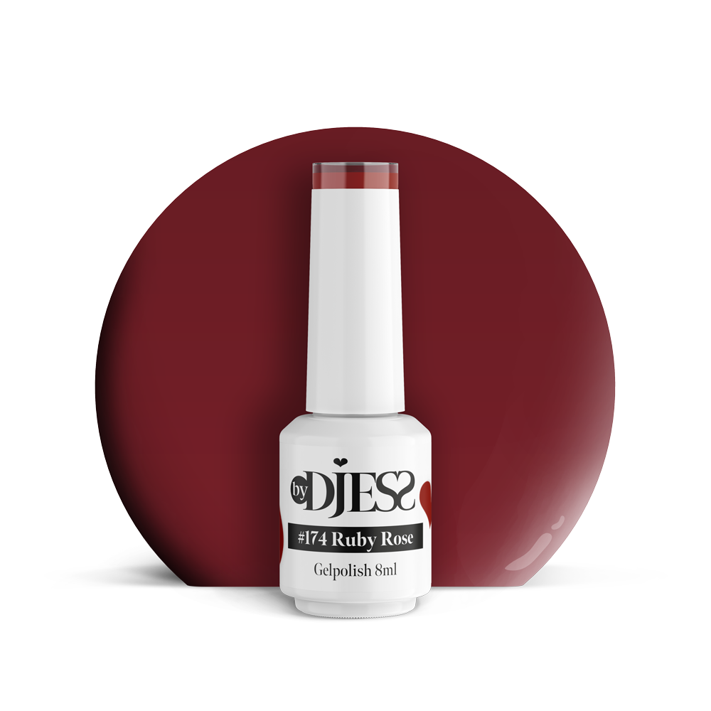 By Djess Gel Polish | Gellak | #174 Ruby Rose - 8 ml