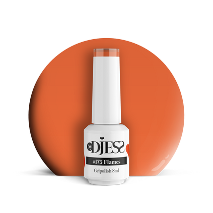 By Djess Gel Polish | Gellak | #175 Flames - 8 ml