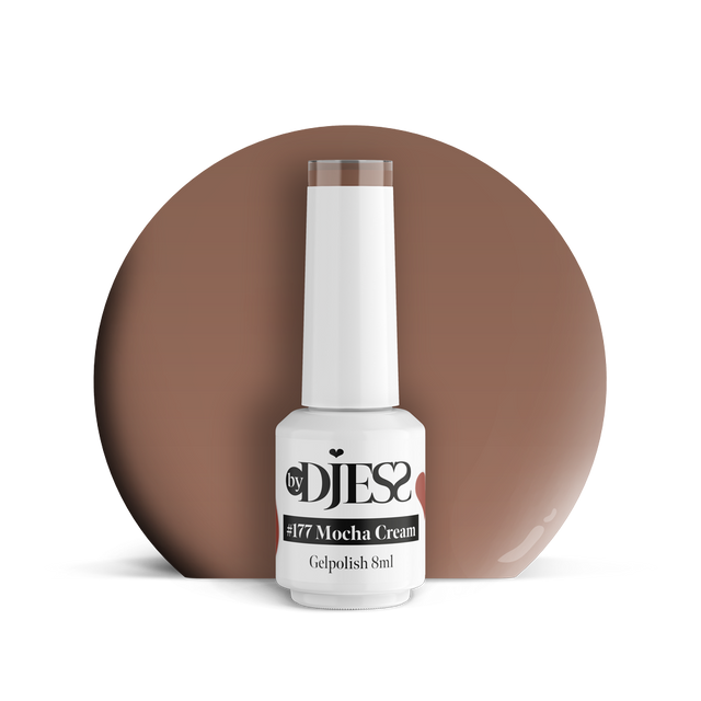 By Djess Gel Polish | Gellak | #177 Mocha Cream - 8 ml