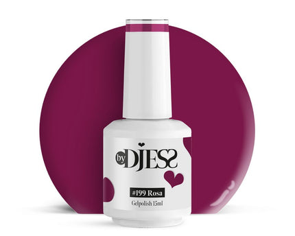 By Djess Gel Polish | Gellak | #199 Rosa - 15 ml