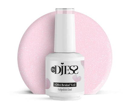 By Djess Gel Polish | Gellak | #204 Bridal Veil - 15 ml