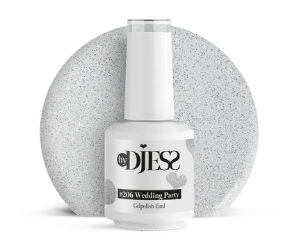 By Djess Gel Polish | Gellak | #206 Wedding Party - 15 ml