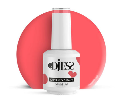 By Djess Gel Polish | Gellak | #209 Life's A Beach - 15 ml
