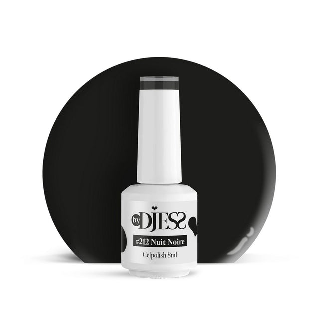 By Djess Gel Polish | Gellak | #212 Nuit Noire - 8 ml