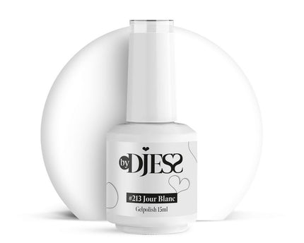 By Djess Gel Polish | Gellak | #213 Jour Blanc - 15 ml