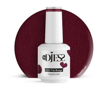 By Djess Gel Polish | Gellak | #215 Vin Rouge - 15 ml