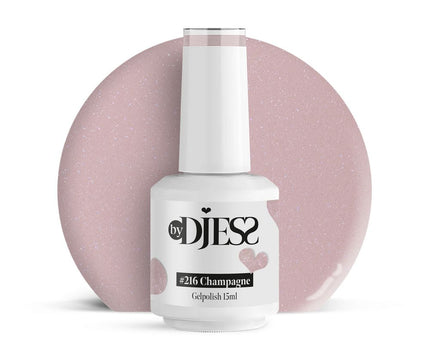 By Djess Gel Polish | Gellak | #216 Champagne - 15 ml