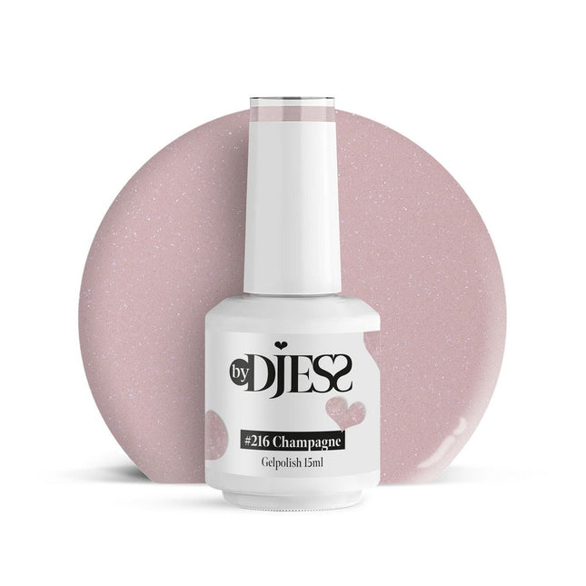 By Djess Gel Polish | Gellak | #216 Champagne - 15 ml