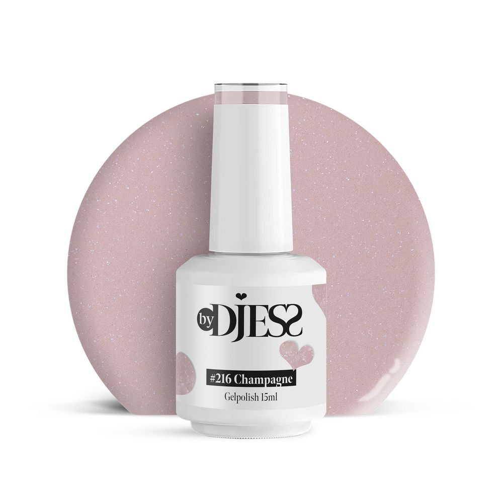 By Djess Gel Polish | Gellak | #216 Champagne - 15 ml