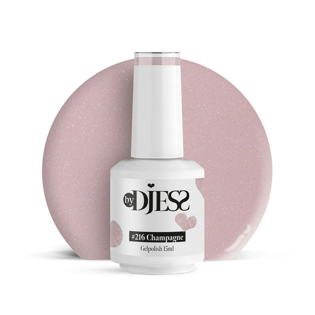 By Djess Gel Polish | Gellak | #216 Champagne - 15 ml