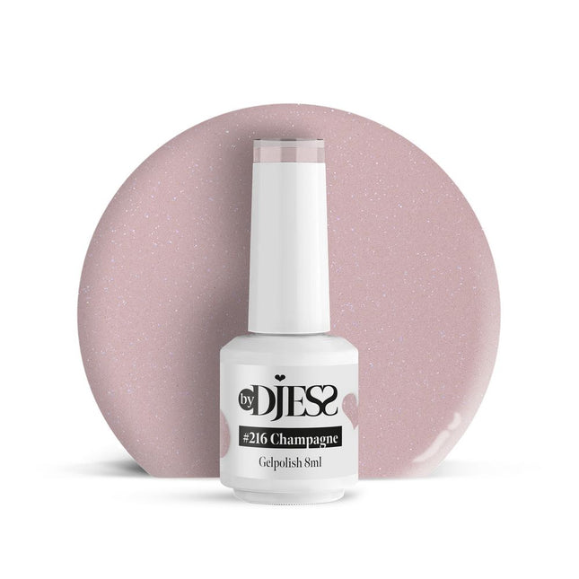 By Djess Gel Polish | Gellak | #216 Champagne - 8 ml