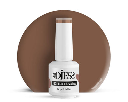 By Djess Gel Polish | Gellak | #221 Hot Chocolate - 8 ml