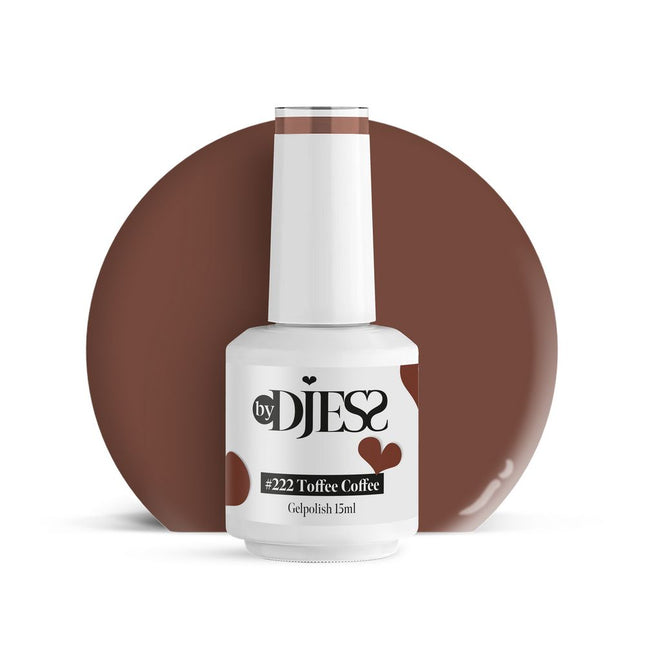 By Djess Gel Polish | Gellak | #222 Toffee Coffee - 15 ml
