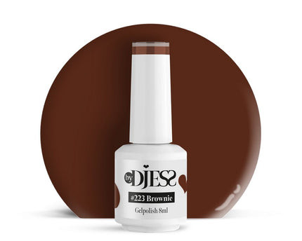 By Djess Gel Polish | Gellak | #223 Brownie - 8 ml