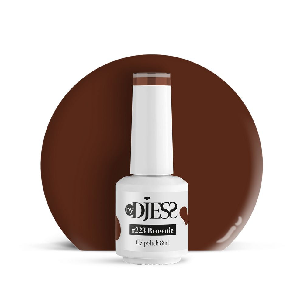 By Djess Gel Polish | Gellak | #223 Brownie - 8 ml