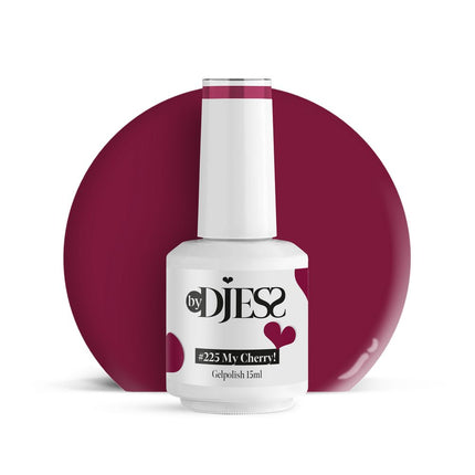 By Djess Gel Polish | Gellak | #225 My Cherry! - 15 ml