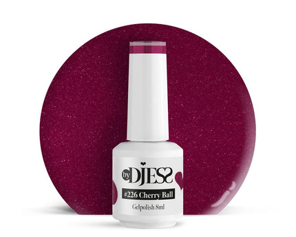 By Djess Gel Polish | Gellak | #226 Cherry Ball - 8 ml