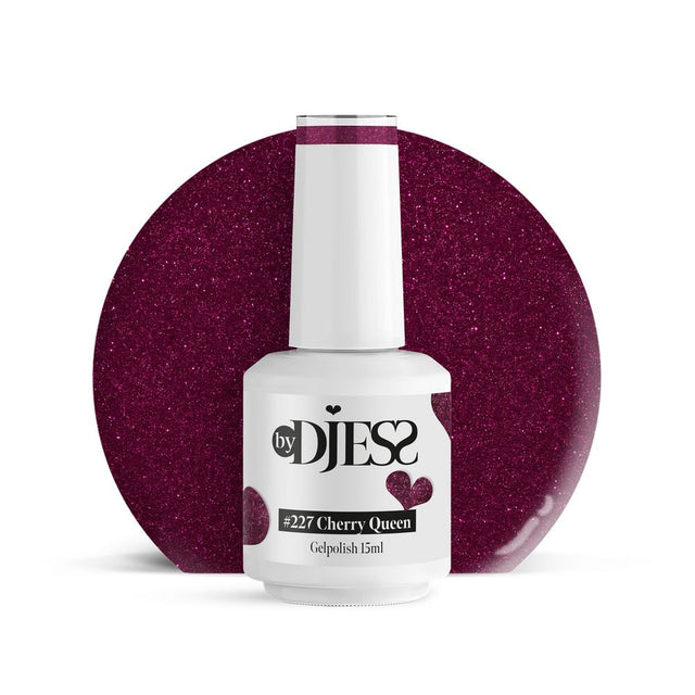 By Djess Gel Polish | Gellak | #227 Cherry Queen - 15 ml