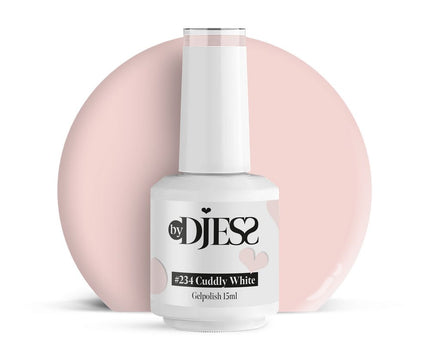 By Djess Gel Polish | Gellak | #234 Cuddly White - 15 ml
