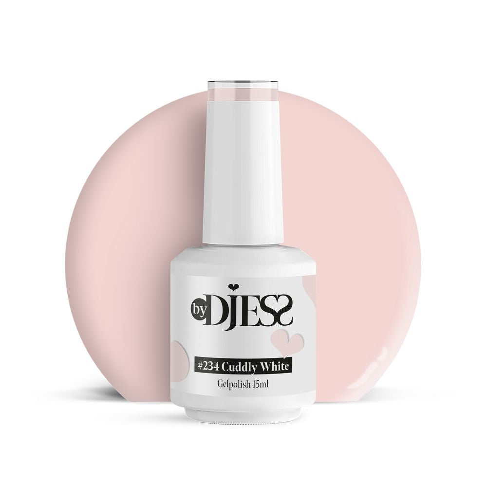 By Djess Gel Polish | Gellak | #234 Cuddly White - 15 ml