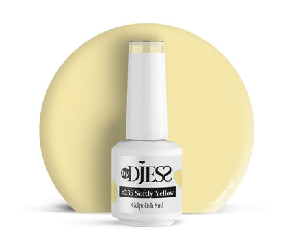 By Djess Gel Polish | Gellak | #235 Softly Yellow - 8 ml