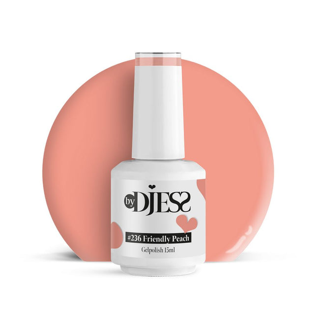 GRATIS By Djess Gel Polish | Gellak | #236 Friendly Peach - 15 ml