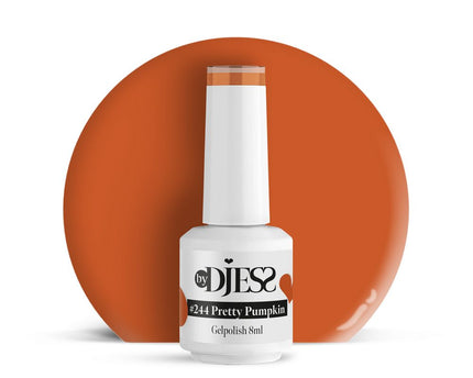 By Djess Gel Polish | Gellak | #244 Pretty Pumpkin - 8 ml
