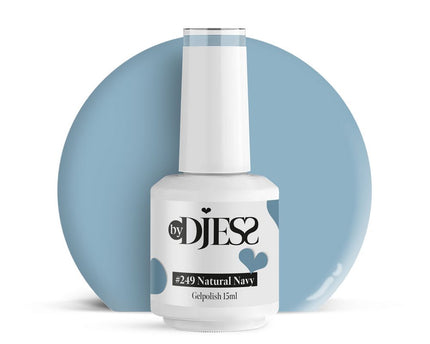 By Djess Gel Polish | Gellak | #249 Natural Navy - 15 ml