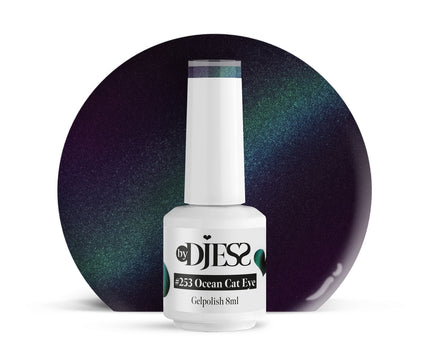 By Djess Gel Polish | Gellak | #253 Ocean Cat Eye - 8 ml
