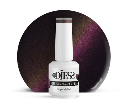 By Djess Gel Polish | Gellak | #255 Amethyst Cat Eye - 8 ml