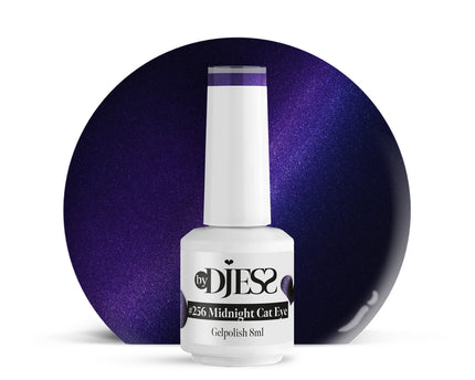 By Djess Gel Polish | Gellak | #256 Midnight Cat Eye - 8 ml