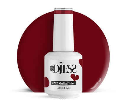By Djess Gel Polish | Gellak | #262 Mulled Wine - 15 ml