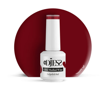 By Djess Gel Polish | Gellak | #262 Mulled Wine - 8 ml