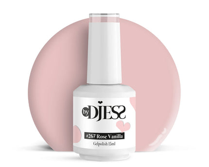 By Djess Gel Polish | Gellak | #267 Rose Vanilla - 15 ml