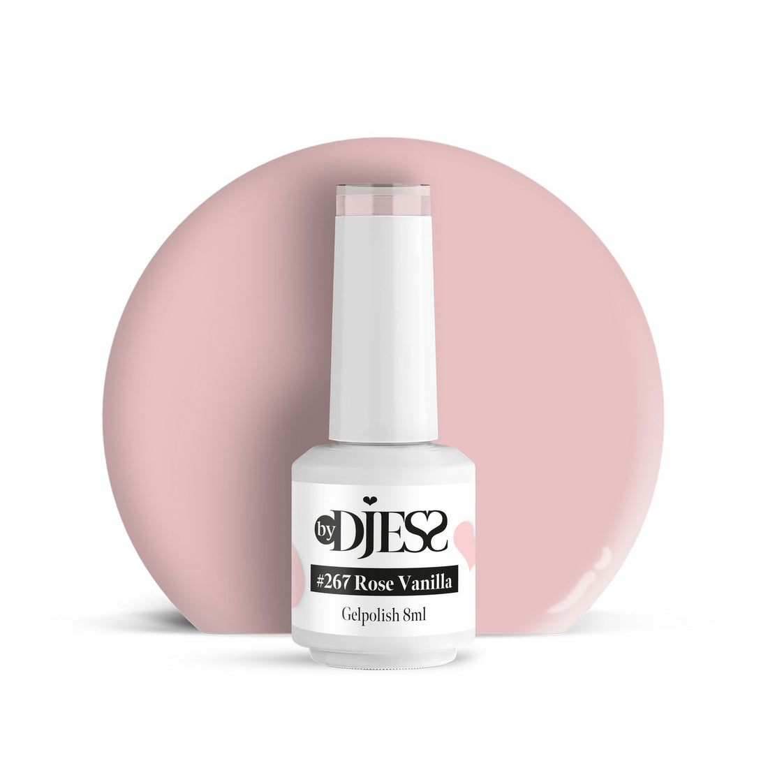 By Djess Gel Polish | Gellak | #267 Rose Vanilla - 8 ml