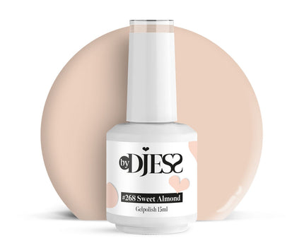 By Djess Gel Polish | Gellak | #268 Sweet Almond - 15 ml