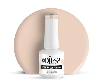 By Djess Gel Polish | Gellak | #268 Sweet Almond - 8 ml