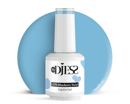 By Djess Gel Polish | Gellak | #270 Blueberry Swirl - 15 ml