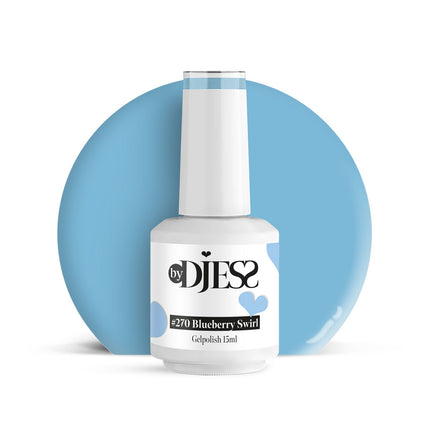By Djess Gel Polish | Gellak | #270 Blueberry Swirl - 15 ml