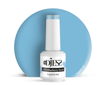 By Djess Gel Polish | Gellak | #270 Blueberry Swirl - 8 ml