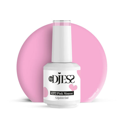 By Djess Gel Polish | Gellak | #272 Pink Mousse - 15 ml