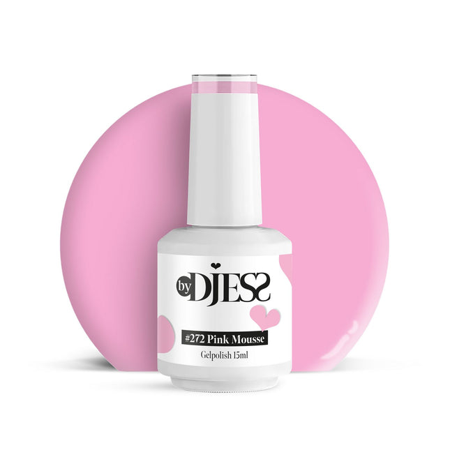 By Djess Gel Polish | Gellak | #272 Pink Mousse - 15 ml