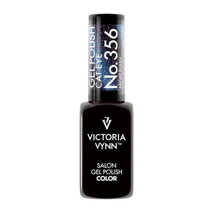 Lakier hybrydowy Victoria Vynn Salon | 4-pak Cat Eye + GRATIS Top Coat No Wipe Unblue