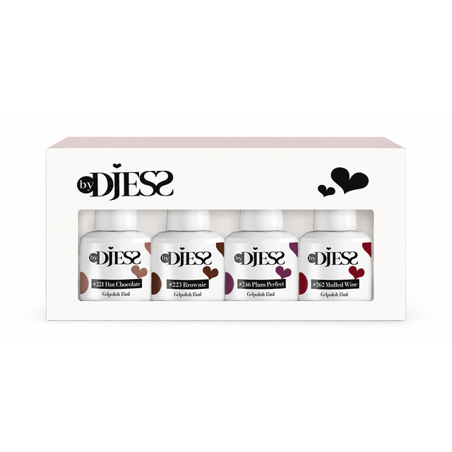By Djess Gel Polish | Gellak | 4-pack | Herfst - 15 ml
