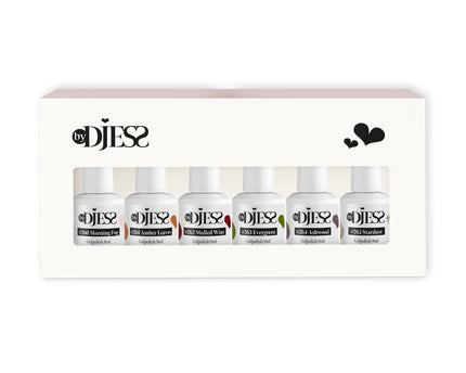 By Djess Gel Polish | Gellak | 6-pack | Whispers of Autumn - 8 ml
